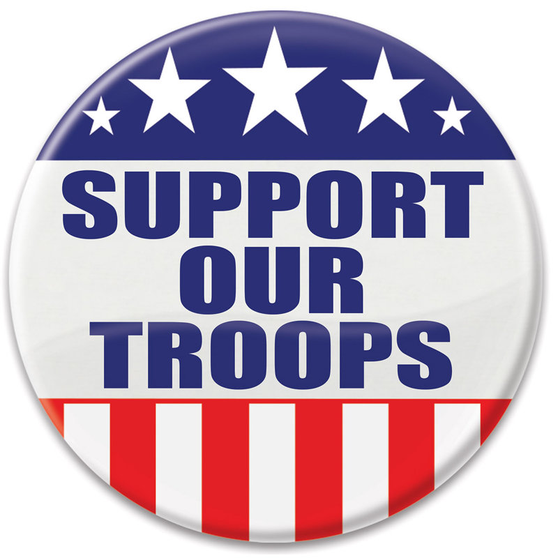 Bouton «Support Our Troops»