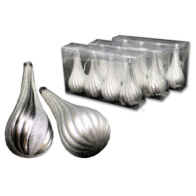12 Piece Teardrop Ornament Set