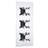 Reno Ceiling Mount Shower Head Set with 6 Body Massage Jets