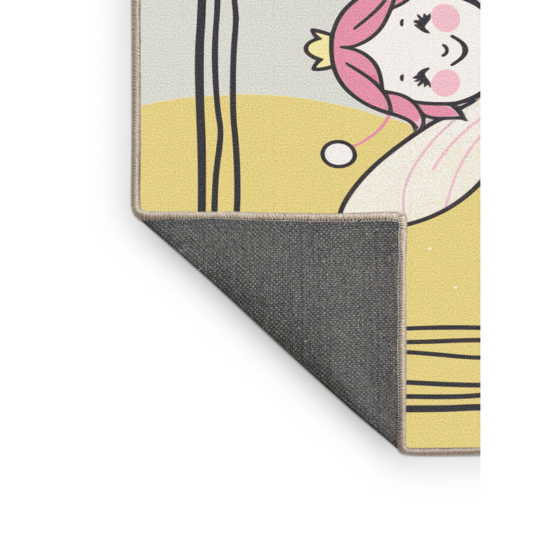 Tapis fantaisie East Urban Home, Rectangle 6 pi x 9 pi