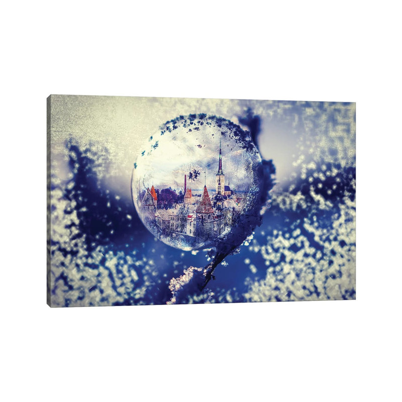 City Globe by Paul Haag - Print on Canvas, Wrapped Canvas, 20.32 cm H x 30.48 cm W