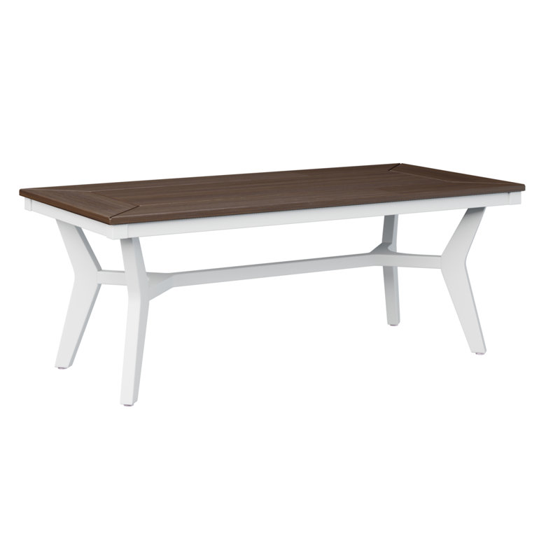 Berlin Gardens Mayhew Rectangular Coffee Table, Brazilian Walnut