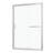 Shower Door 48" W X 72"H Single Sliding Bypass Shower Enclosure, 1/4 In. (6Mm), Chrome-119866399
