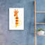 «Elegant Giraffe» par Robert Farkas, art mural en verre acrylique-101632320