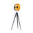 Danae 60'' Black Tripod Floor Lamp