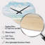 Horloge murale asymétrique beige-106026026