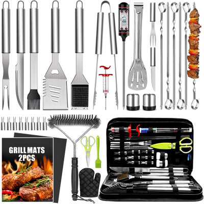 Stainless Steel Grilling Tool Set