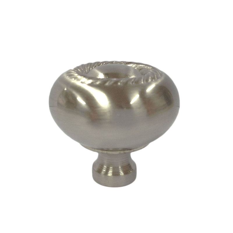 Multipack de boutons de champignon Dijon, Nickel satiné brossé