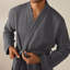 Unisex Organic Waffle Robe Fog-124606086-10554943