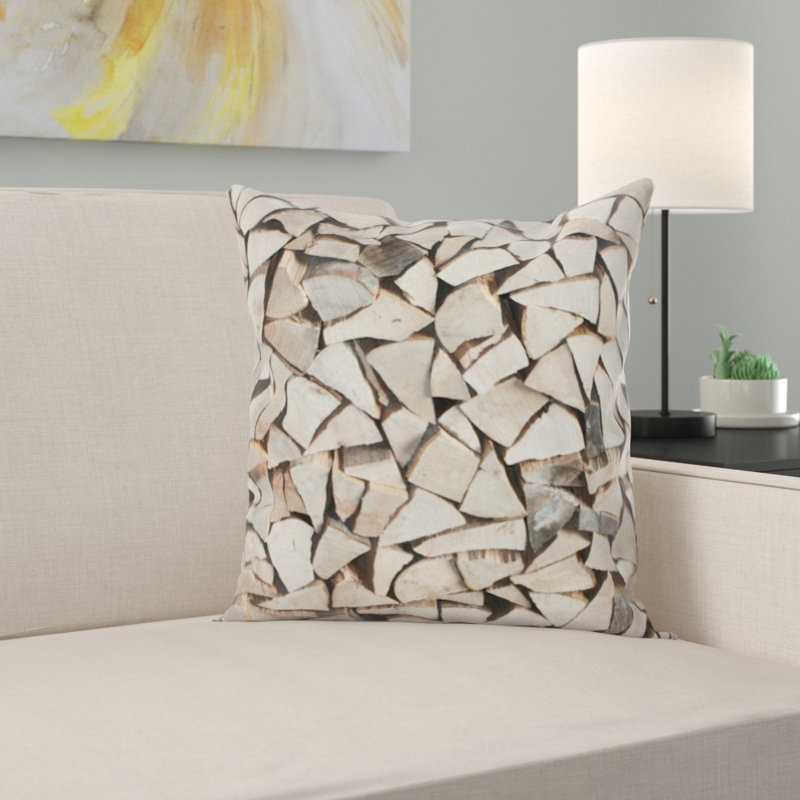 Logs Throw Pillow