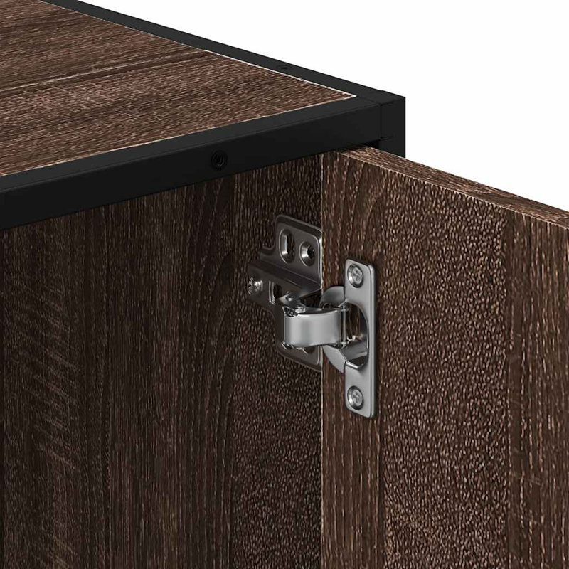 Altamae Bathroom Cabinet, Brown Oak