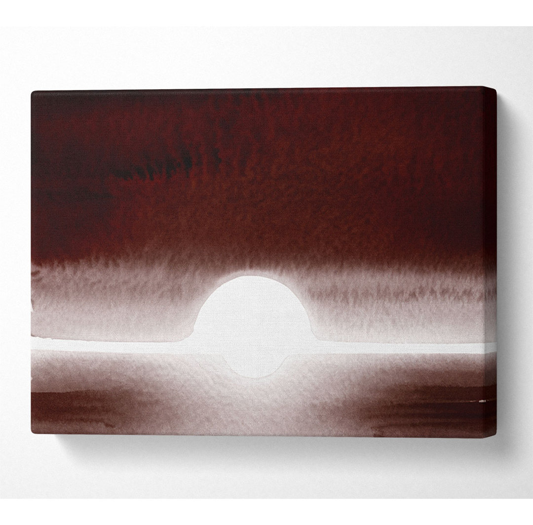 Chocolate Horizon - Kunstdrucke auf Leinwand - Wrapped Canvas