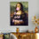 «Bad And Boujee Mona Lisa Pop Art», décoration murale femme Pop Art