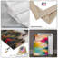 «Vibrant Color Block Drip», reproduction d'art texturée sur toile tendue 3PC-2073157399