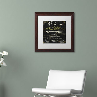 Jadaya 'La Cuisine I' Framed Vintage Advertisement