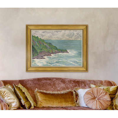 E. Jouan " Plouzec Pointe De Bilfot, 1964 " by E. Jouan Painting Print