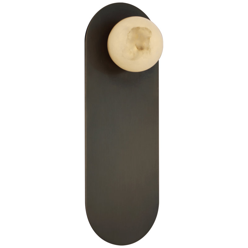 Pertica 1 - Light LED Flush Mounted Sconce, Mirrored Bronze