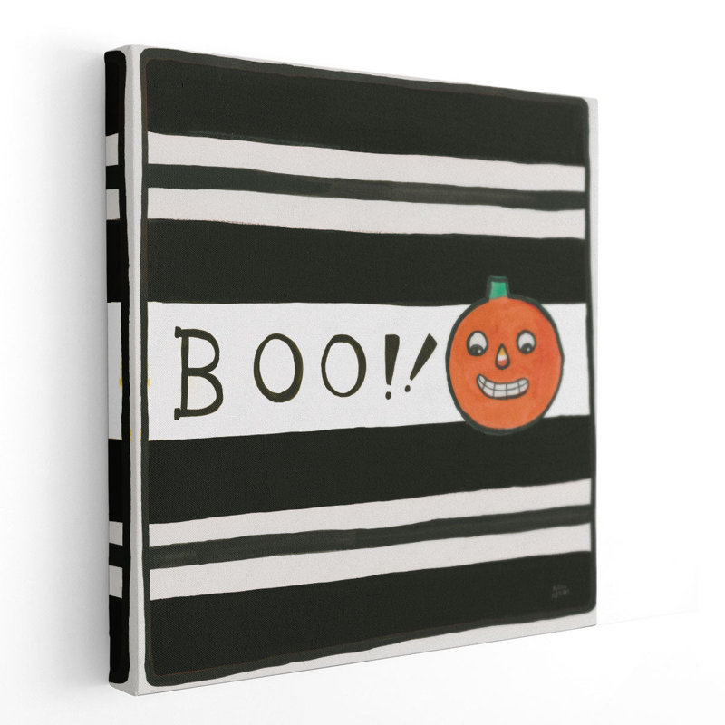 Boo - reproduction d'art sur toile, H 12 po x l 12 po