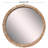 Gruver Solid Wood Circle Wall Mirror