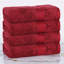 Ensemble de serviettes de bain 4 pièces Indigo, rayonne de bambou et coton, serviettes éponge-65084524