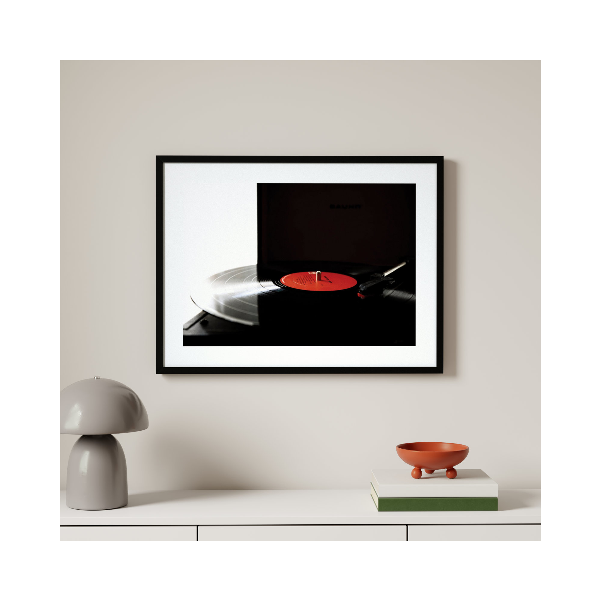 Spin by Alicia Abla, 25.25" H x 33.75" W x 0.8" D, Black Framed