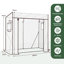 Chadley 6.5 Ft W x 2.5 Ft D Growing Rack-1257793694