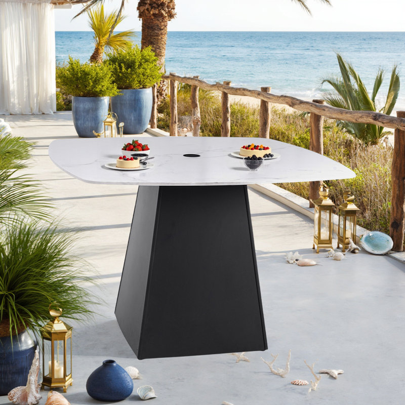 Table de salle à manger carrée 44 po
