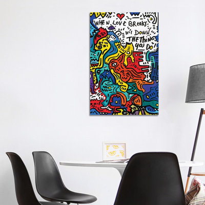 When Love Breaks Down by Emmanuel Signorino - Wrapped Canvas Gallery-Wrapped Canvas Giclée