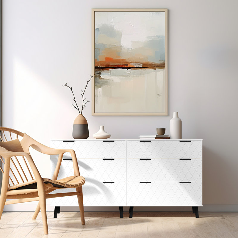 Sampha 3 - Drawer Manufactured Wood Nightstand, White