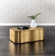 Melange Solid Wood Cocktail Table