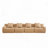 Teddy Fabric Modual Sofa,No Assembly-1932929400