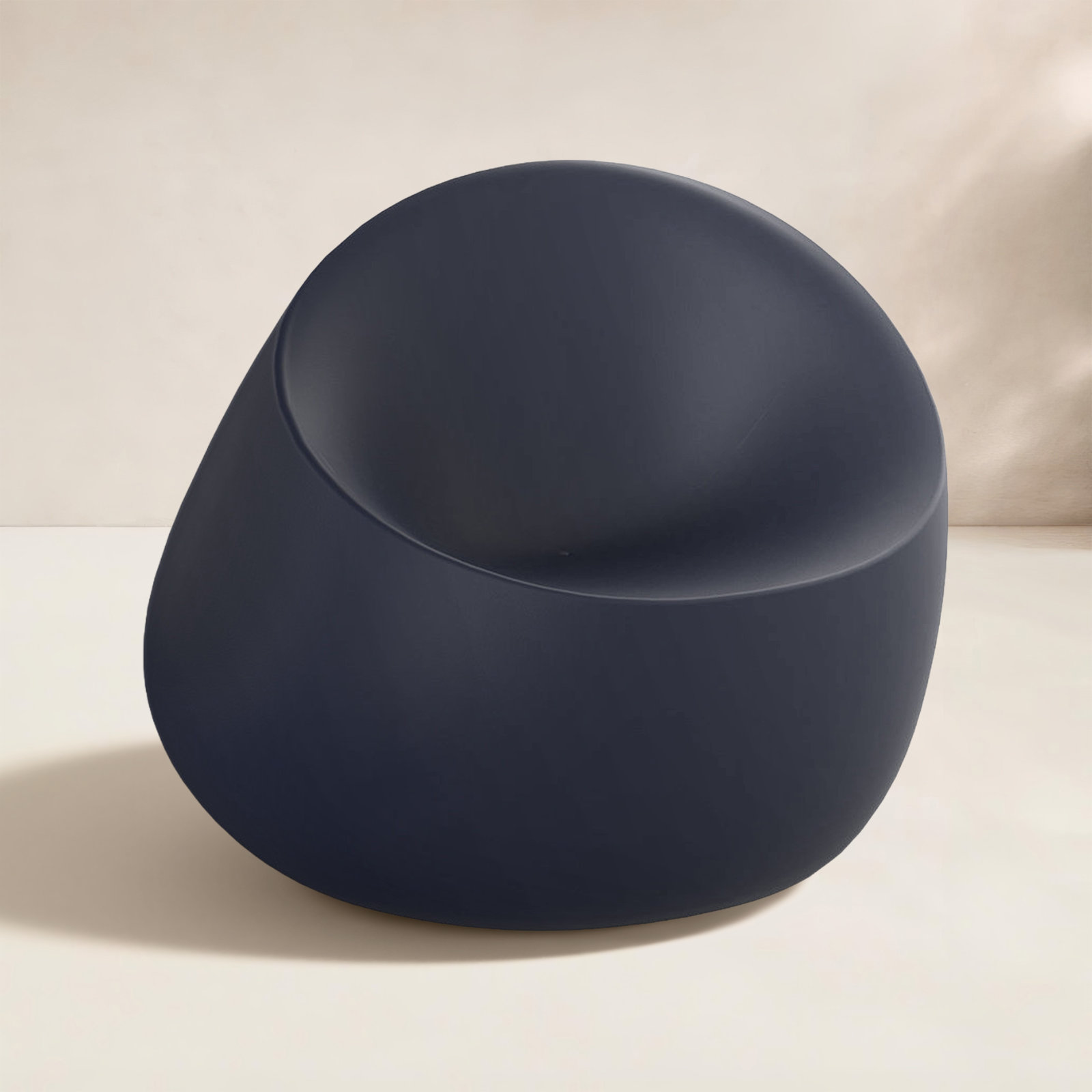 Stone Patio Lounge Chair, Blue