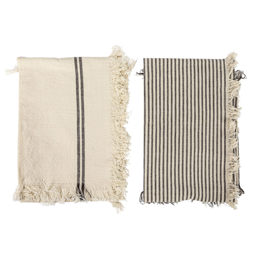 Cotton Stripe Tea Towel Kitchen Towel Gracie Oaks