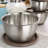 Martha Stewart 3 Piece Stainless Steel Mixing Bowl Set With Lids In Taupe