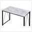Bureau d'écriture rectangulaire polyvalent avec base en métal robuste pour un travail et une étude efficaces.-120923599-120923596