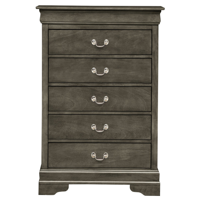 Commode de chambre gracieuse avec tiroirs Graceful - Design classique, guides en métal, style de support captivant, rails de guidage, fonctionnels, pratiques