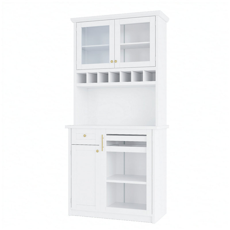 Buffet sur pied Farmhouse, Blanc