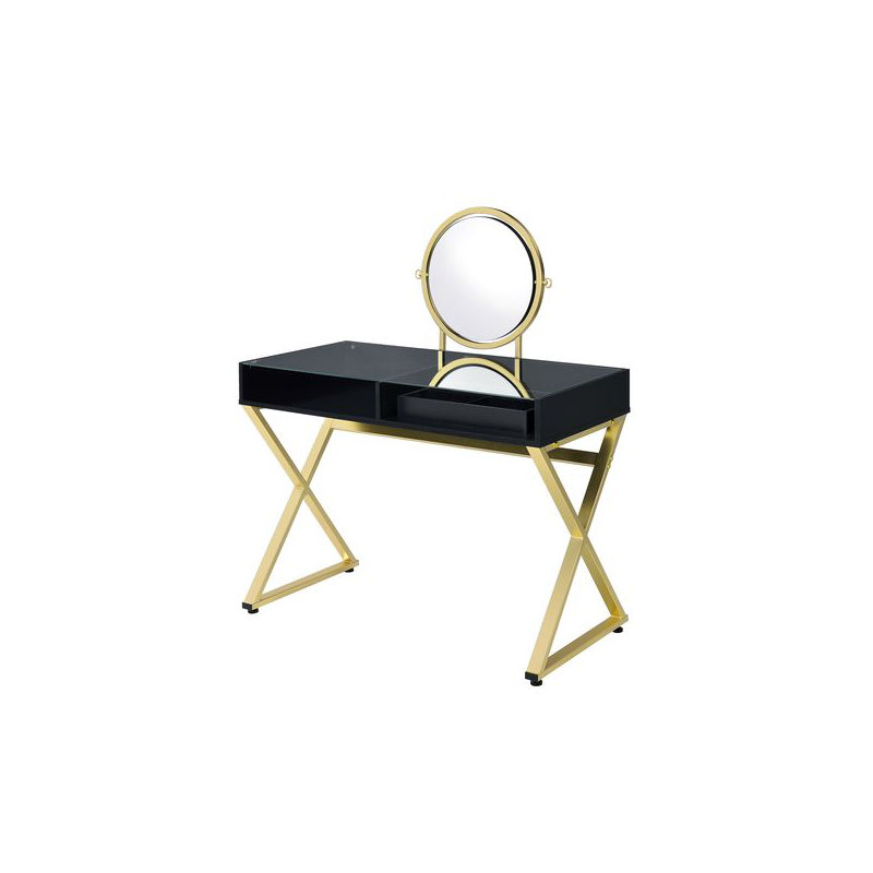 Meuble-lavabo avec miroir et plateau à bijoux