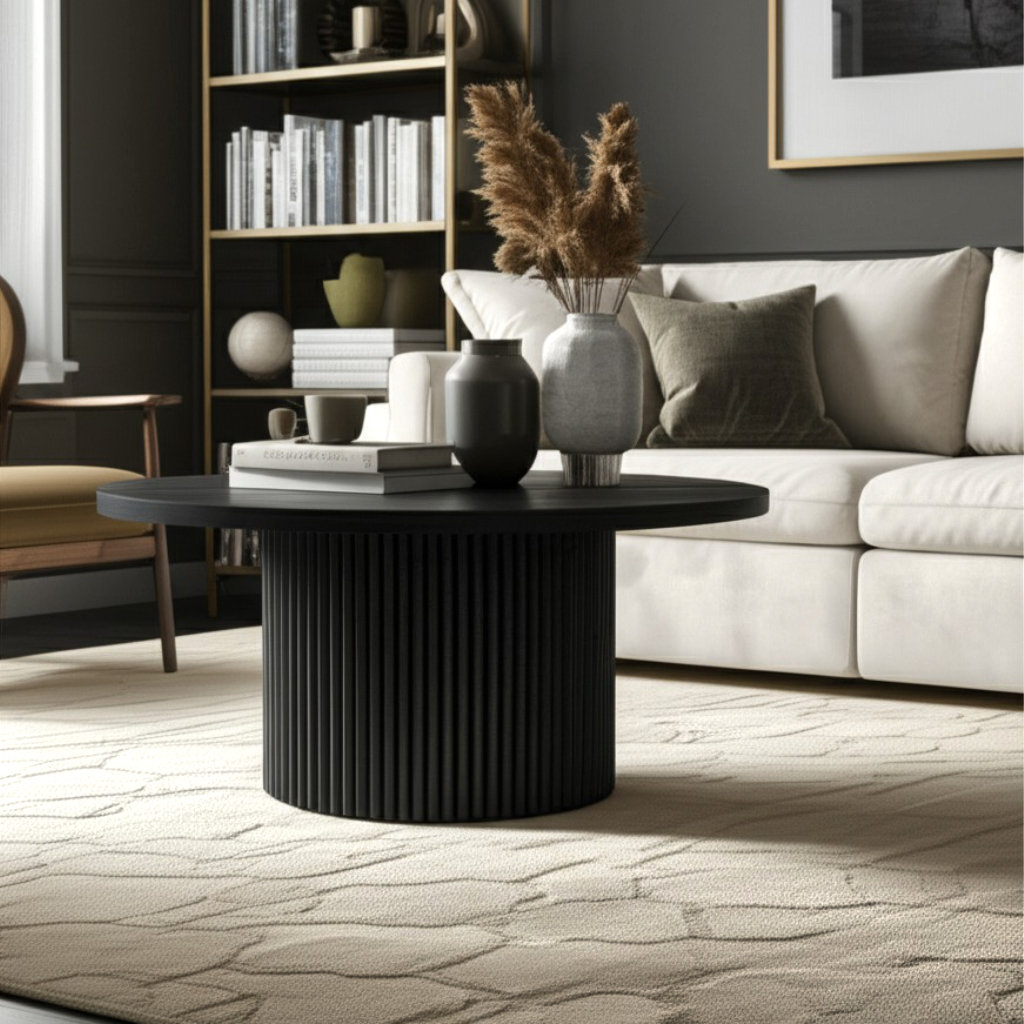 Fairmont 40" Cocktail Table, Black