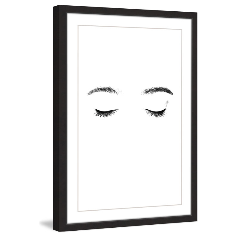 " Lashes And Brows " by Katarina Snygg, 18" H x 12" W x 1.5" D