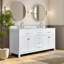 Base de meuble-lavabo double 72 po Spindell seulement