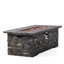 Foyer extérieur de 56 po 40 000, béton rectangulaire, motif de pierre, léger, sans assemblage, 18,55 po de hauteur, poids 107,2 lb, 55,71 po de profondeur avec, rectangulaire, assemblage requis, 26,01 po