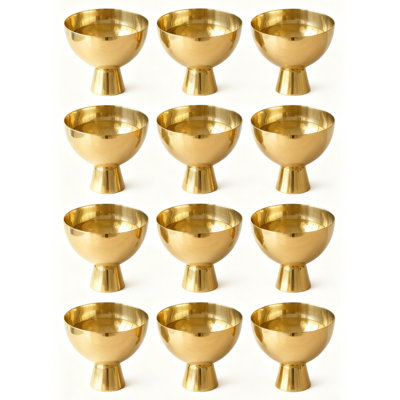 Stainless Steel Decorative Bowl in Gold