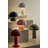 Celia 10" Mushroom Portable LED Red Table Lamp, 3-Way Dimming and Rechargeable-1599674329