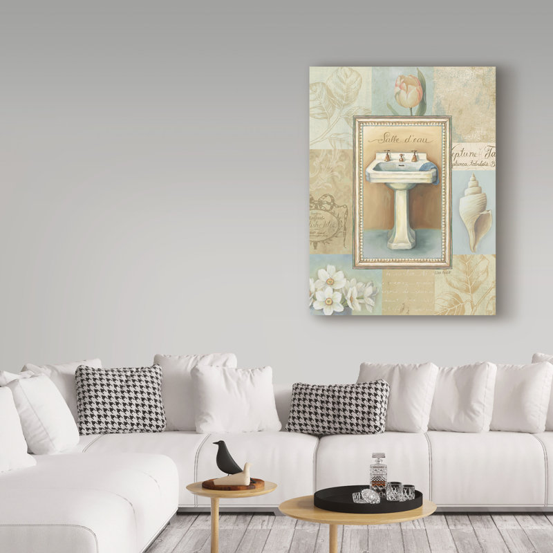 «Tranquil Bath I Lisa» - Impression, H 47 po x l 35 po x P 2 po