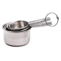 Pampered Chef Measuring Cups & Spoons Set 2257 - Durable Clear Plastic Design - Microwave-Safe