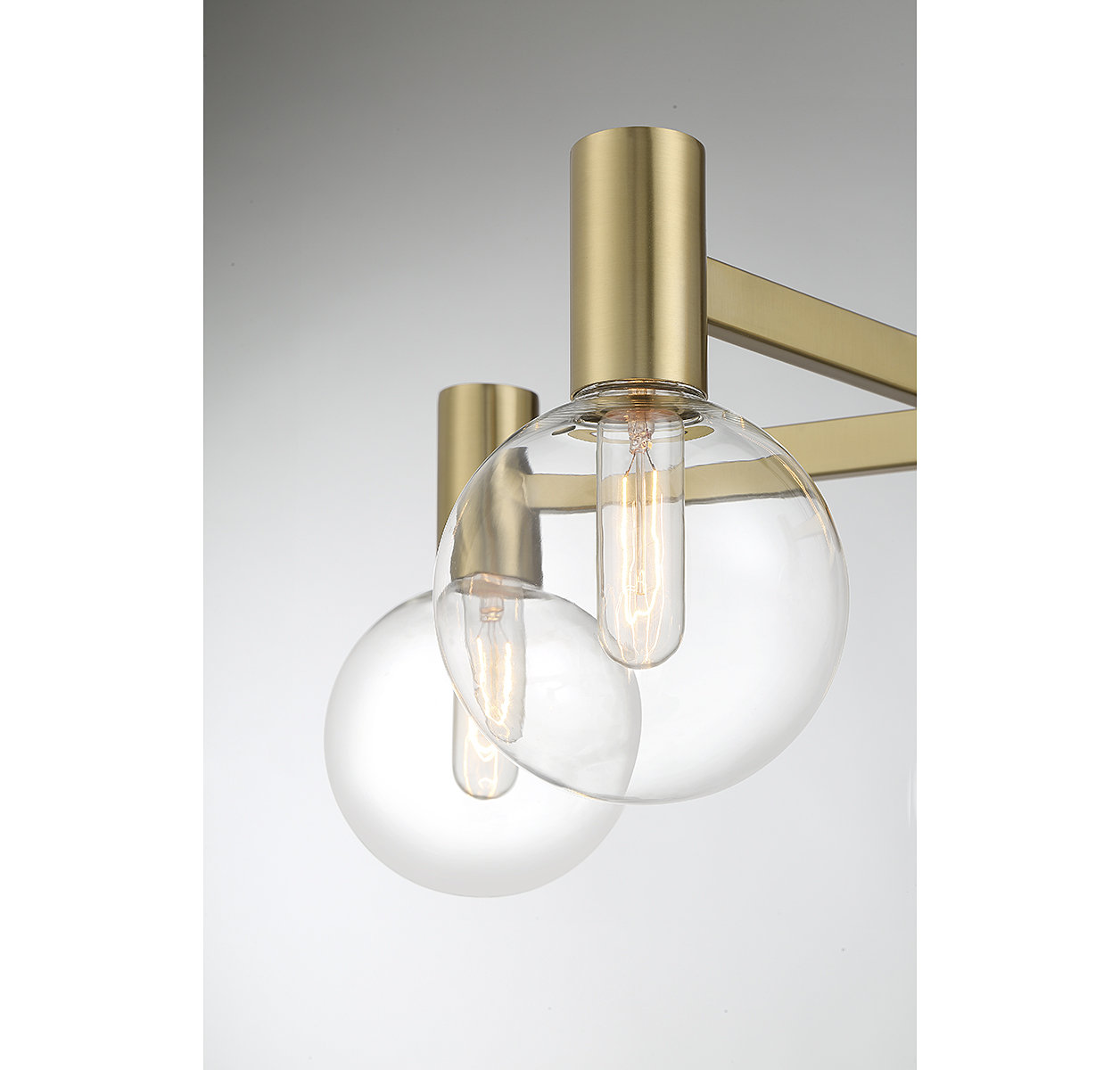 Rorem Chandelier, Brass, 5 Lights
