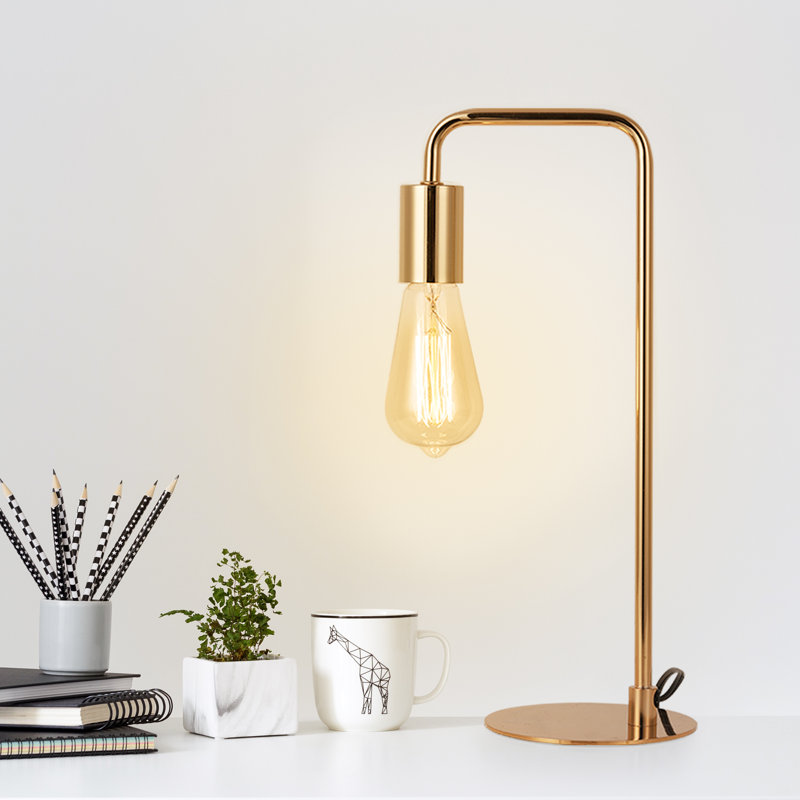 Gonsales Metal Desk Lamp, Gold
