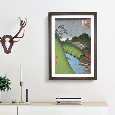 Shohei Bridge by Utagawa Hiroshige - Picture Frame Painting Print