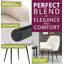 Beaury Fabric Armchair in Cream